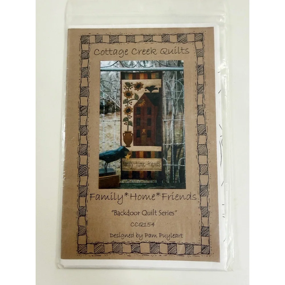 Cottage Creek Quilts Sewing Pattern Unisex OS Brown Family Home Friends CCQ154